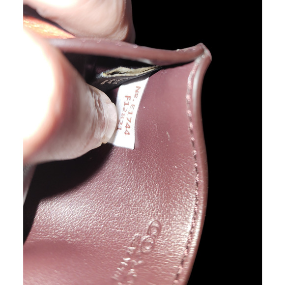 Coach coral Paisley print slim card wallet - Picture 4 of 10